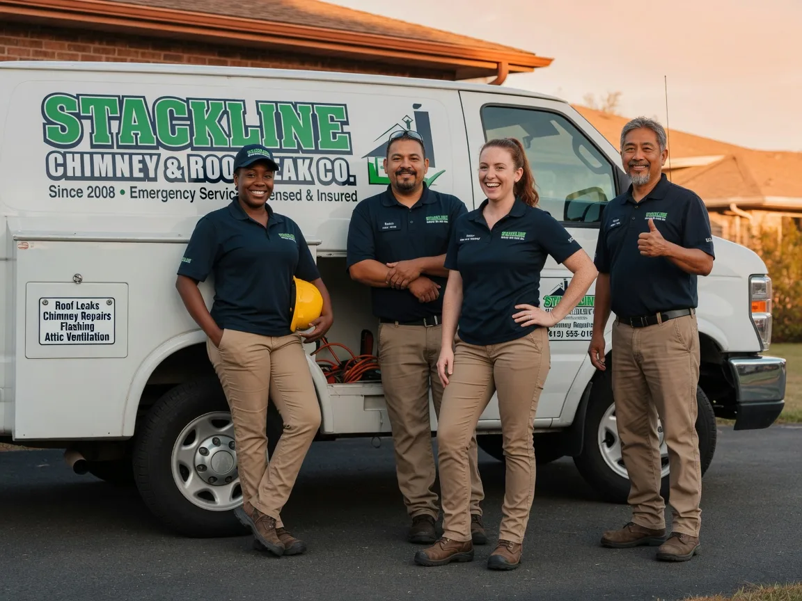 Chimney flashing repair company in Points, WV